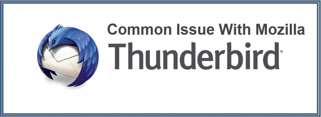 Roadrunner Webmail Common Issue With Mozilla Thunderbird